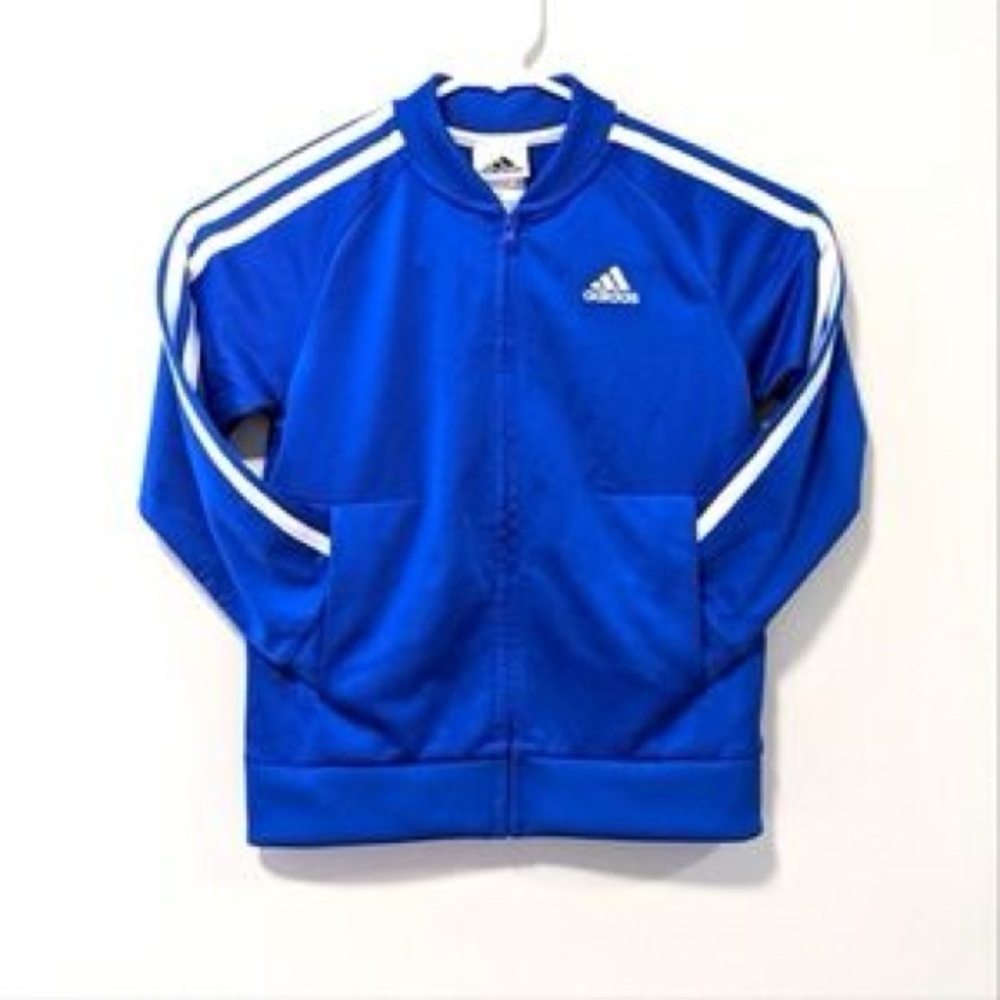 Adidas Royal Blue Jacket with White Accents